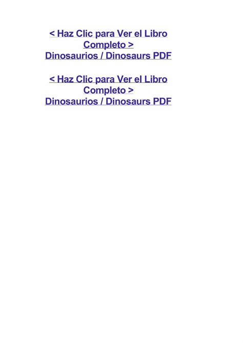 PDF Dinosaurios Dinosaurs 1 Pdf DOKUMEN TIPS