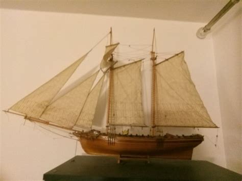 Handmade Wooden Boat Model Catawiki