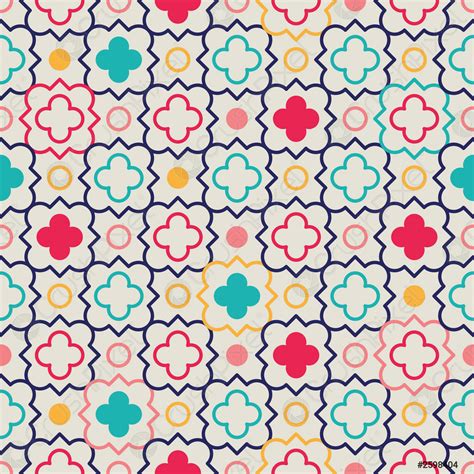 Quatrefoil Lattice Pattern Stock Vector Crushpixel