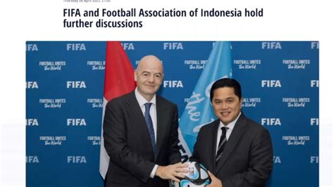 FIFA Jatuhkan Sanksi Administrasi Pada PSSI Newsrtv