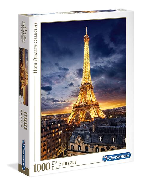 Clementoni puzzle QG Tour Eiffel 1000 pièces Internet Toys