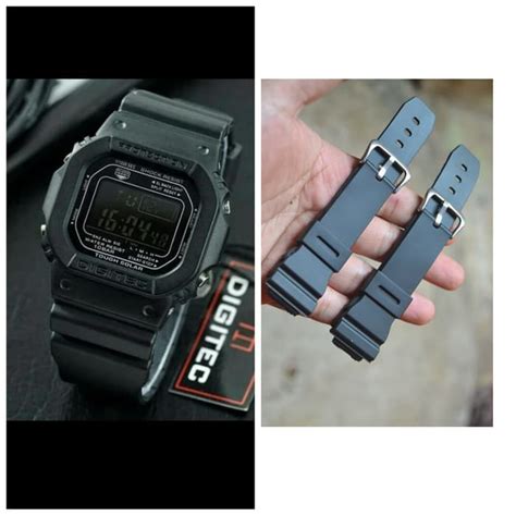 Jual Tali Jam Tangan Digitec DG 2024 DG2024 2024T Rubber Strap Tali