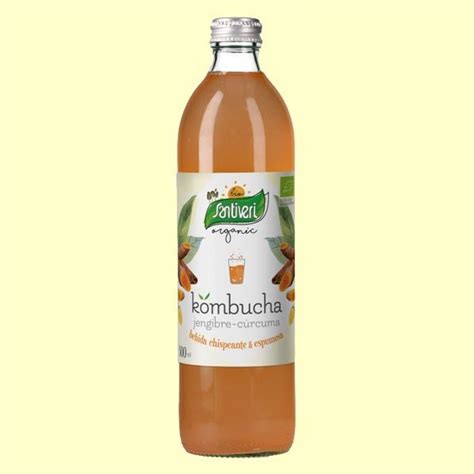 Kombucha C Rcuma Y Jengibre Bio Ml Santiveri