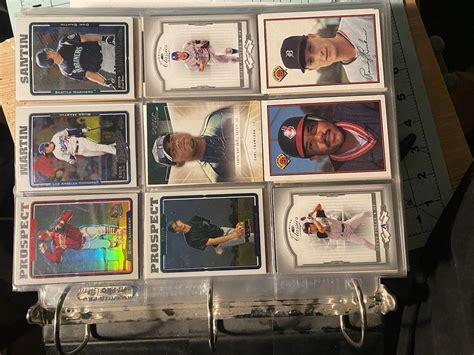 Binder Of Baseball Cards And Football Cards Ebay