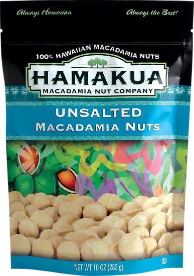 Unsalted Macadamia Nuts (10oz Pouches) | Hamakua Macadamia Nut Company