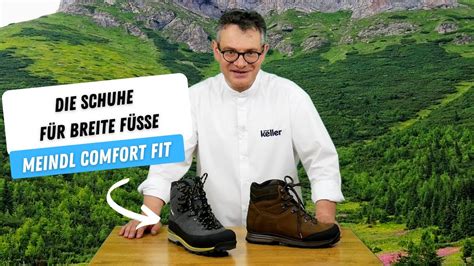 Wanderschuhe für sehr breite Füße Meindl Comfort Fit Serie