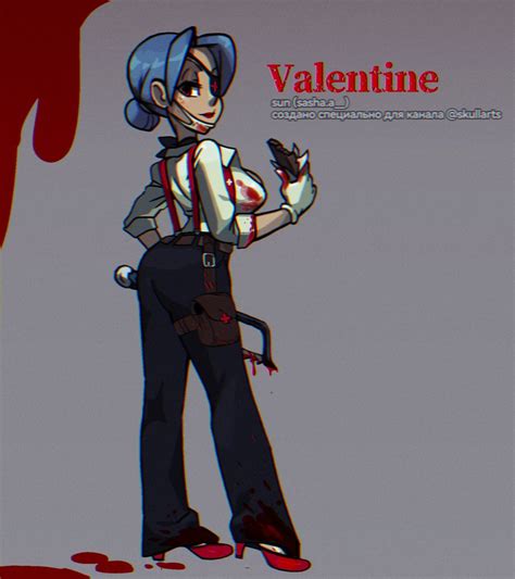 Valentine Skullgirls Fan Art