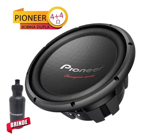 Subwoofer Pioneer Champions Tsw312d4 Bobina Dupla Lançamento