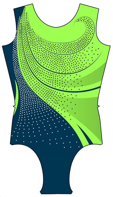 Titan Green Sleeveless Gymnastics Leotard Velocity Pro Sport