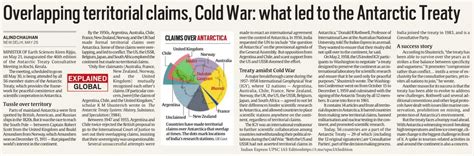 Territorial Claims In Antarctica And The Antarctic Treaty R Nocensorindia