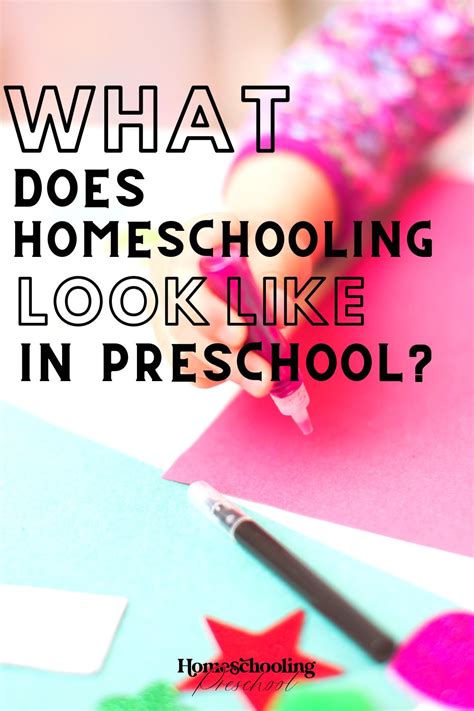 What Does Homeschooling Look Like in Preschool - Homeschooling Preschool