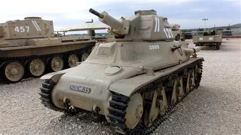 French Hotchkiss H39 Tank Few Were Purchased By Israel And