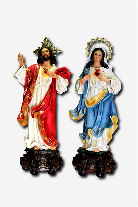 Two Hearts Of Jesus Of Mary 18 Inches S2 024206 St Pauls