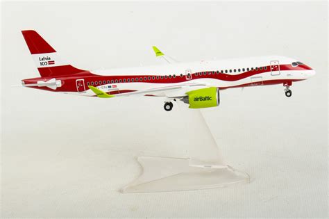 Herpa Air Baltic A220 300 1200 Latvia 100 Collectable Jets