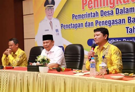 Pj Bupati Mujiyat Buka Pelatihan Peningkatan Kapasitas Pemerintah Desa