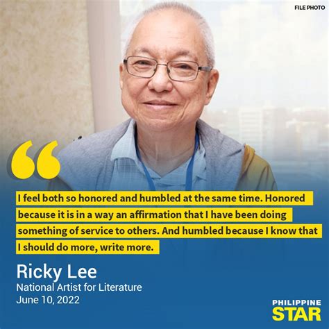 The Philippine Star On Twitter Screenwriter And Novelist Ricky Lee On