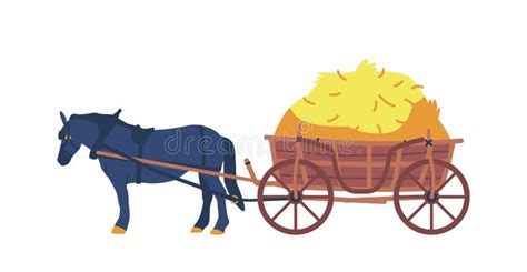 Hay Ride Wagon Stock Illustrations Hay Ride Wagon Stock