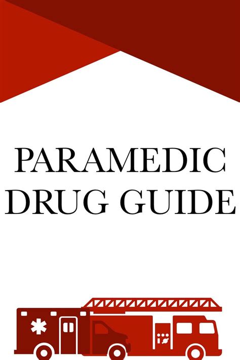 Paramedic Drug Guide Drug Cards Etsy