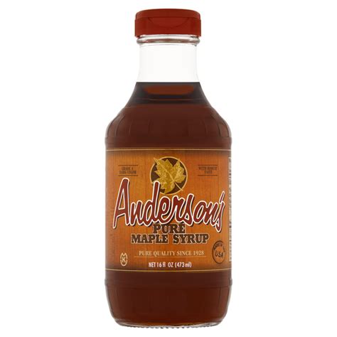 Andersons Maple Syrup Pure Maple Syrup From Wisconsin 16 Fl Oz Delivery Or Pickup Near Me