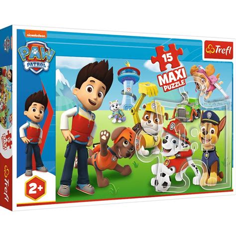 Puzzle Paw Patrol Maxi Puzzle 15 Piese Trefl