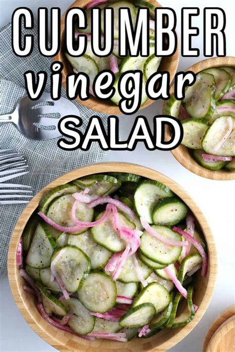 Cucumber Vinegar Salad Recipe Vegan In The Freezer