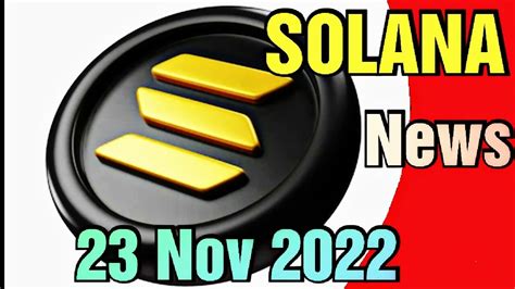 Solana Price Prediction 23 Nov 2022 Crypto Shakeel Solana Sol Today