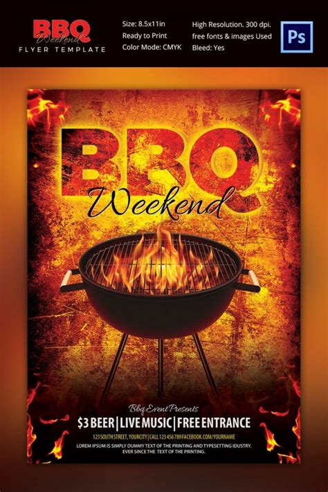 28 Bbq Flyer Templates Free Word Pdf Psd Eps Indesign Format