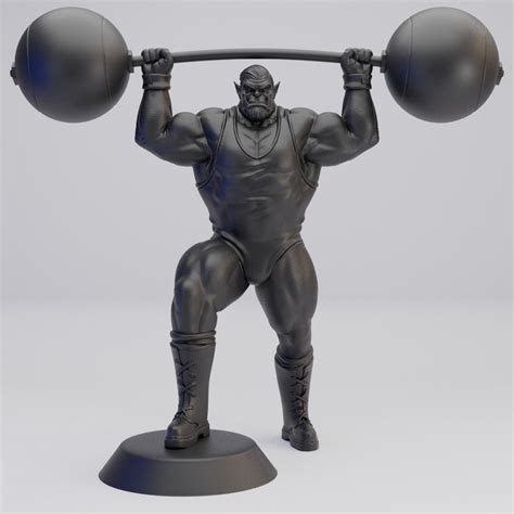 Hot Goblin オーク強者 ミニチュア ホットゴブリン 重量挙げの戦士