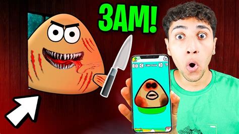 GECE 3 te SAKIN POU EXE OYUNU OYNAMAYIN POU EXE EVİME GELDİ YouTube