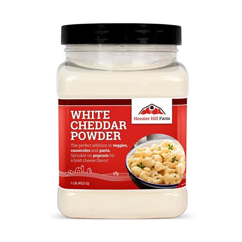 Hoosier Hill Farm White Cheddar Cheese Powder 1lb Pack Of 52 Off