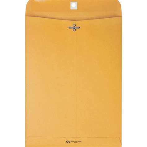 Quality Park X Clasp Envelopes With Deeply Gummed Flaps Clasp