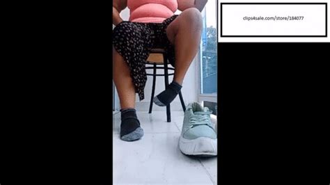 Brig Sexi Hot Itches Feet In Same Black Grey Toed Socks Music Delicious FF Feet Clips4sale