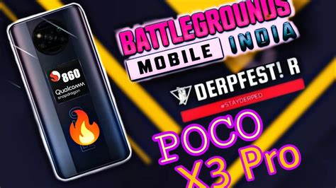 Bgmi Mobil Poco X3 Pro Custom Rom Derpfest Os 90 Fps Unlock YouTube