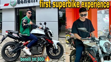 First Time Riding A Superbike Benelli Tnt 600i🔥 Street Reaction😎 4