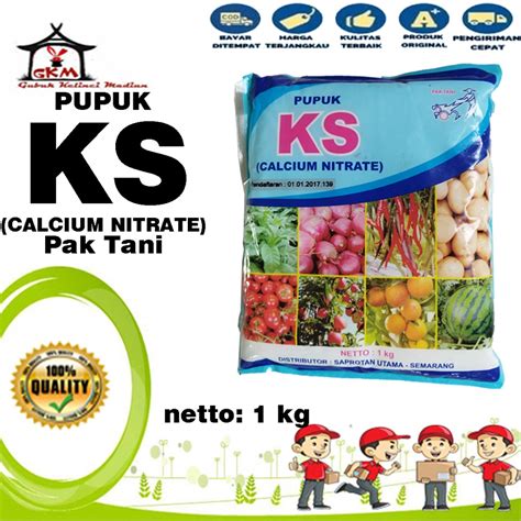 Jual Pupuk KS 1 Kg Kalsium Nitrat Paktani Shopee Indonesia