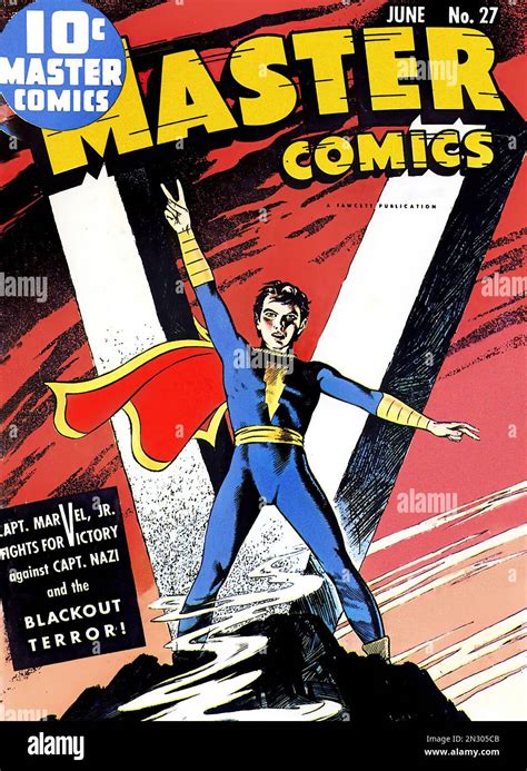 Master Comics Captain Marvel Jr American Comics Magazine Cover