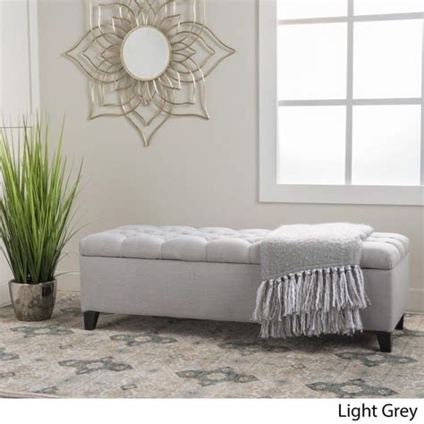 Ottilie Button Tufted Storage Ottoman Bench By Christopher Knight Home