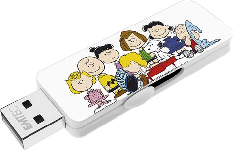 Customer Reviews Emtec Peanuts Gang Gb Usb Flash Drive White