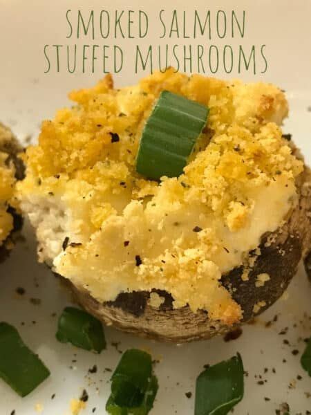 Smoked Salmon Stuffed Mushrooms Rezept