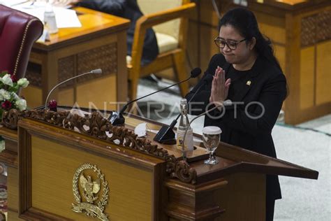 RAPAT PARIPURNA PENUTUPAN MASA SIDANG DPR ANTARA Foto