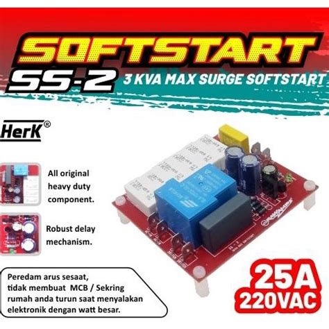 Jual KIT SOFT START 25A SOFTSTART 25A SS 2 POWER SOFT START HERK Non