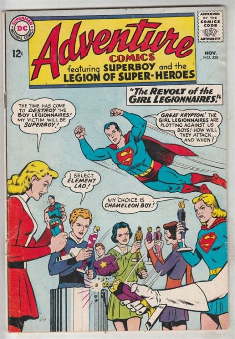 Adventure Comics Nov Fn Vf Mid High Grade Legion Of Super