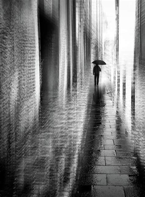 Alone in the Rain Photograph by Maurizio Clemente - Pixels