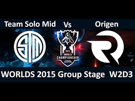 Tsm Vs Og Game Highlights S Worlds W D Season Team Solo Mid Vs