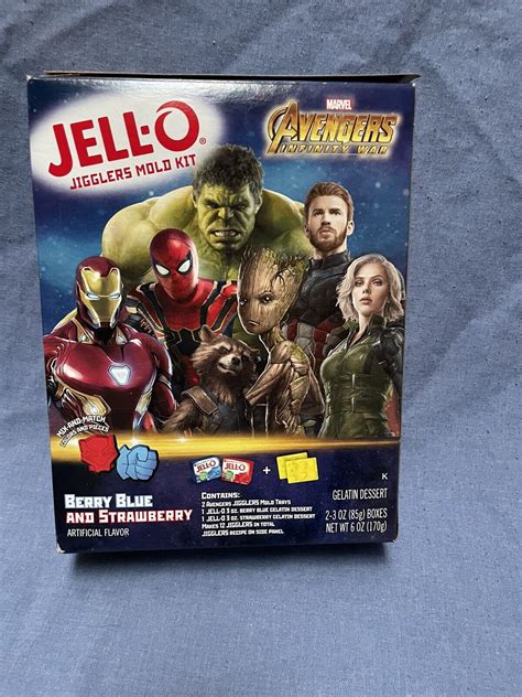 Jello Jigglers Molds Kit Avengers Infinity War No Jello Never Used EBay