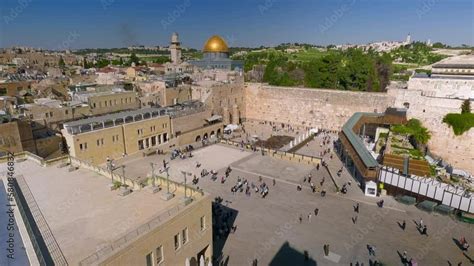 The Jewish Shrine Of The Wailing Wall In The Old City Of Jerusalem