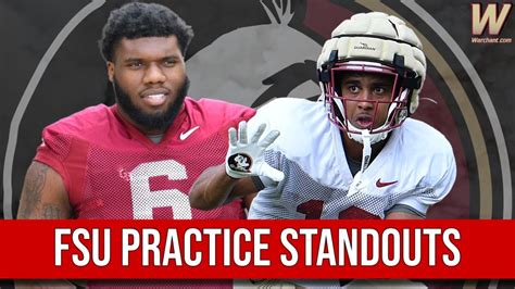 Fsu Spring Practice Standouts Fsu Football Jeff Cameron Show