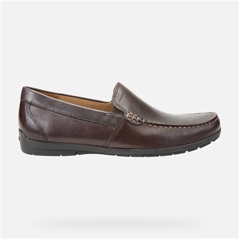 Geox® Siron W C Mocassins En Cuir Marron Homme Geox®