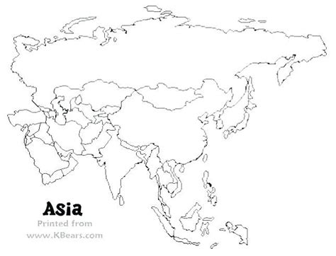 Free Asia Coloring Pages