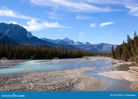 Athabasca River stock photo. Image of autumn, nature - 47774514